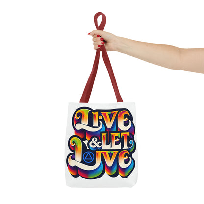 Live and Let Live Tote Bag (AOP)