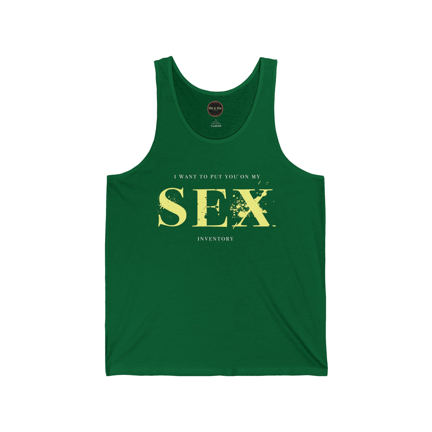 Sex Inventory Unisex Jersey Tank