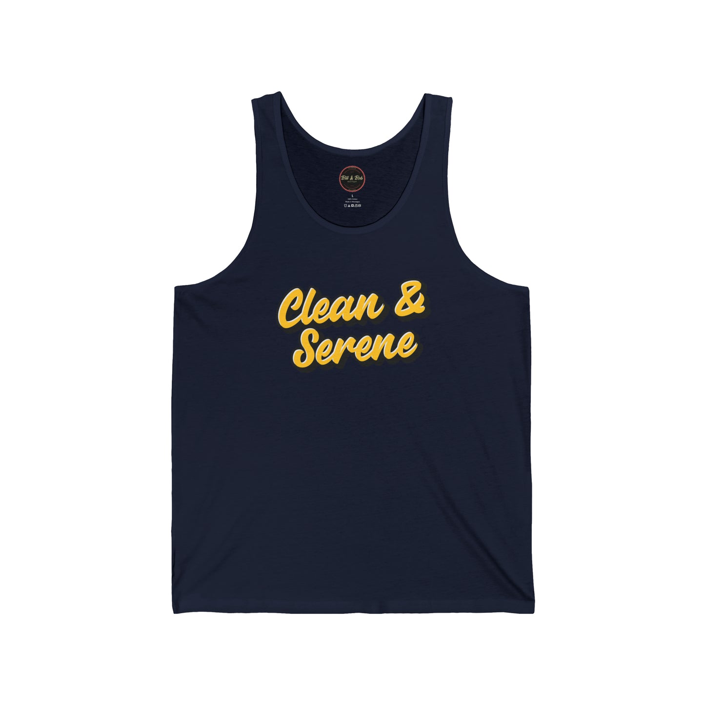 Clean and Serene Unisex Jersey Tank