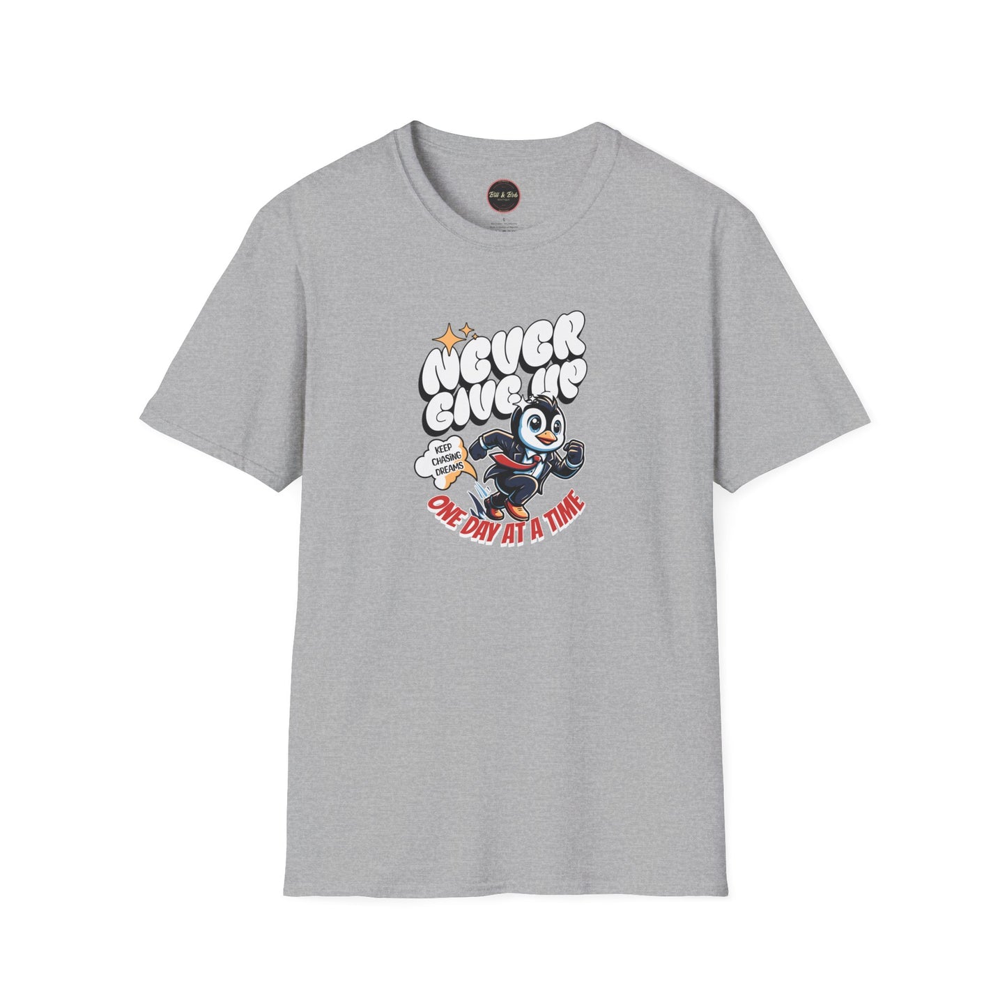 Never Give Up Unisex Softstyle T-Shirt