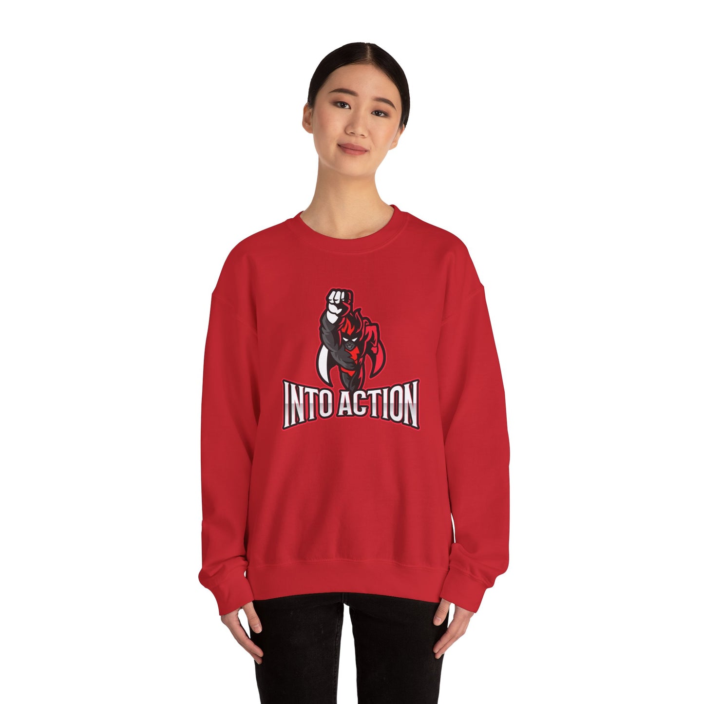 Into Action Unisex Heavy Blend™ Crewneck Sweatshirt