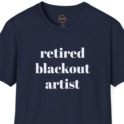 Retired Blackout Artist Unisex Softstyle T-Shirt