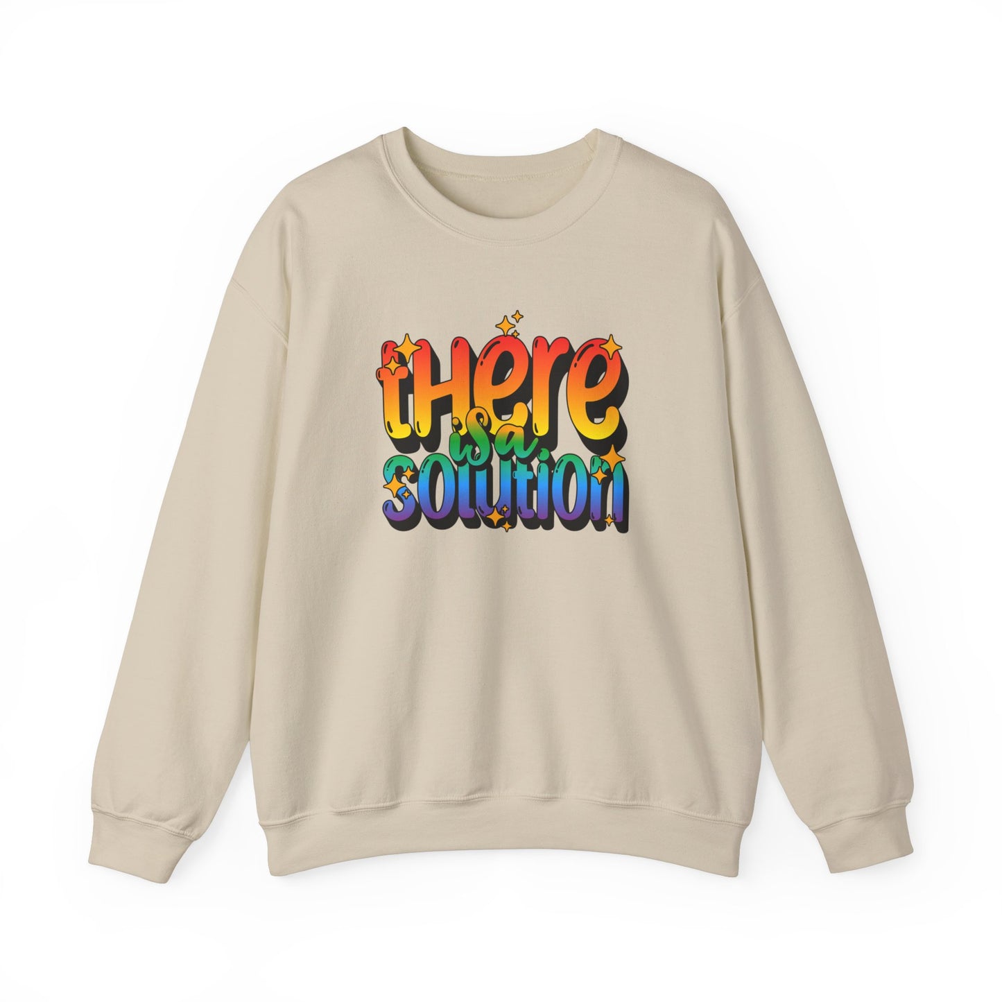 There is a Solution Unisex Heavy Blend™ Crewneck Sweatshirt