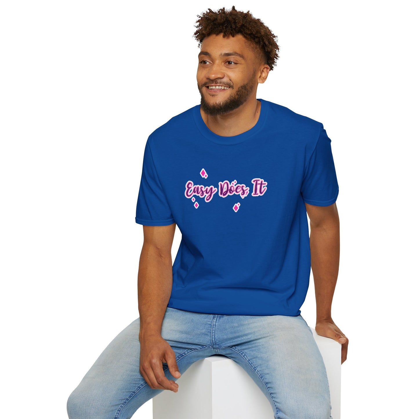 Easy Does It Unisex Softstyle T-Shirt