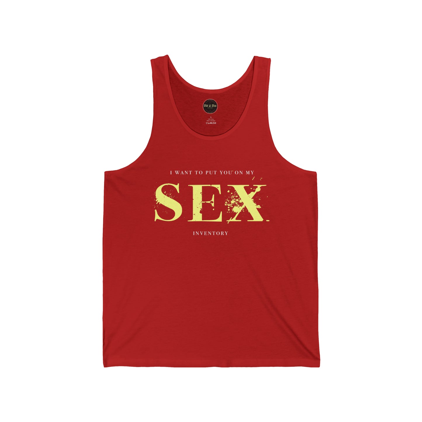 Sex Inventory Unisex Jersey Tank