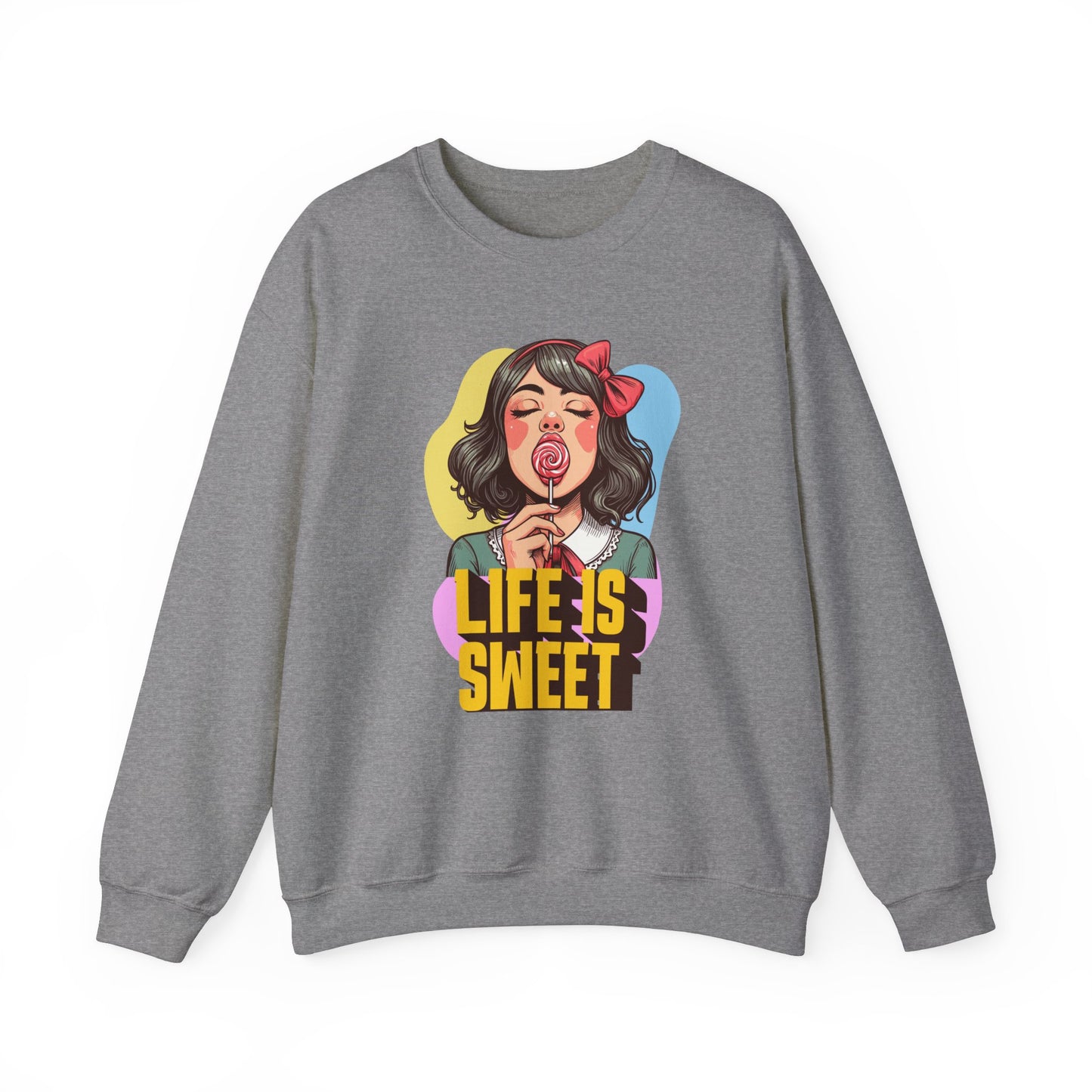 Life is Sweet Unisex Heavy Blend™ Crewneck Sweatshirt