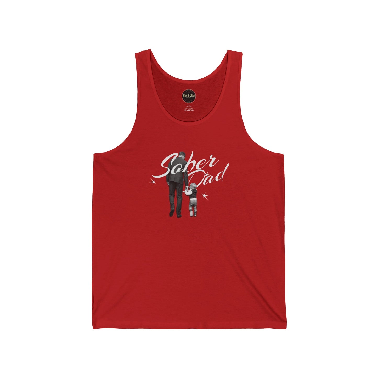 Sober Dad Unisex Jersey Tank