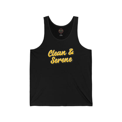 Clean and Serene Unisex Jersey Tank