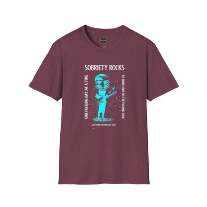 Sobriety Rocks Unisex Softstyle T-Shirt