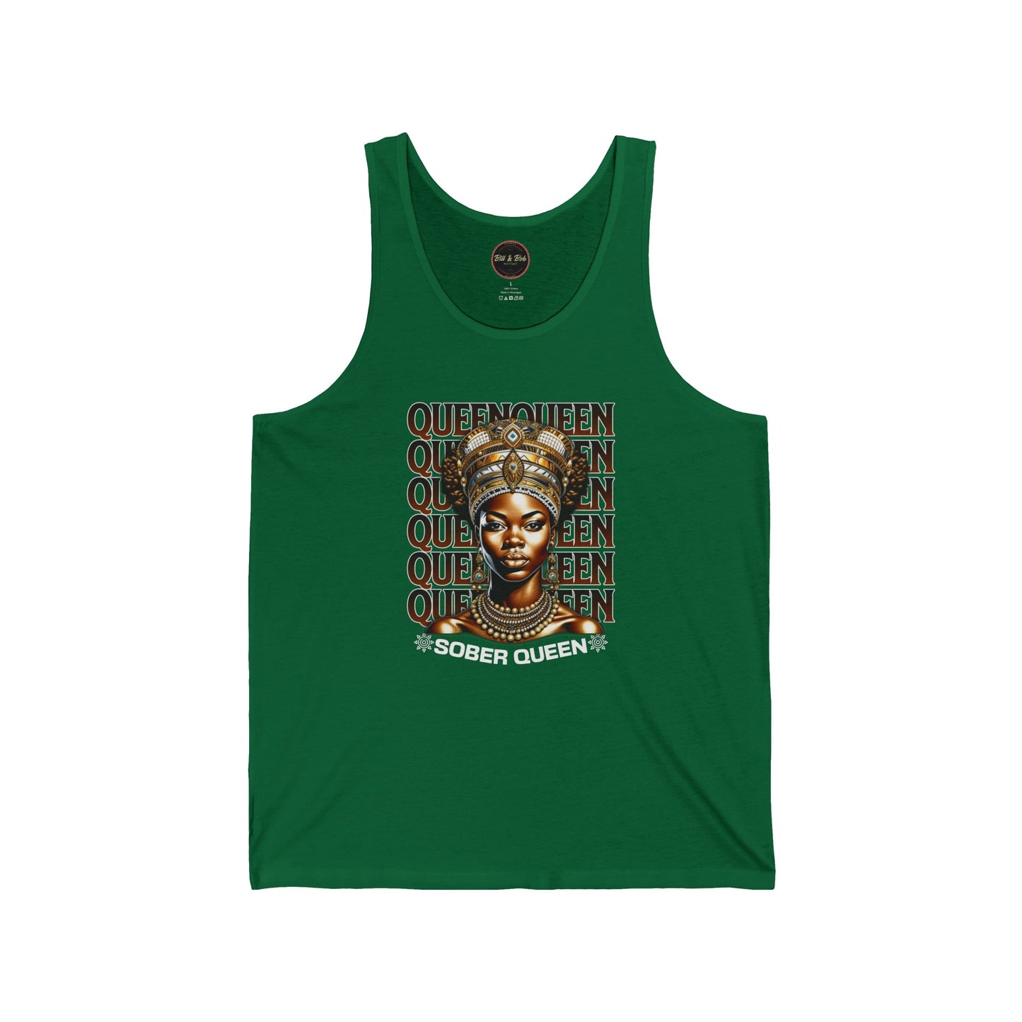 Sober Queen Unisex Jersey Tank