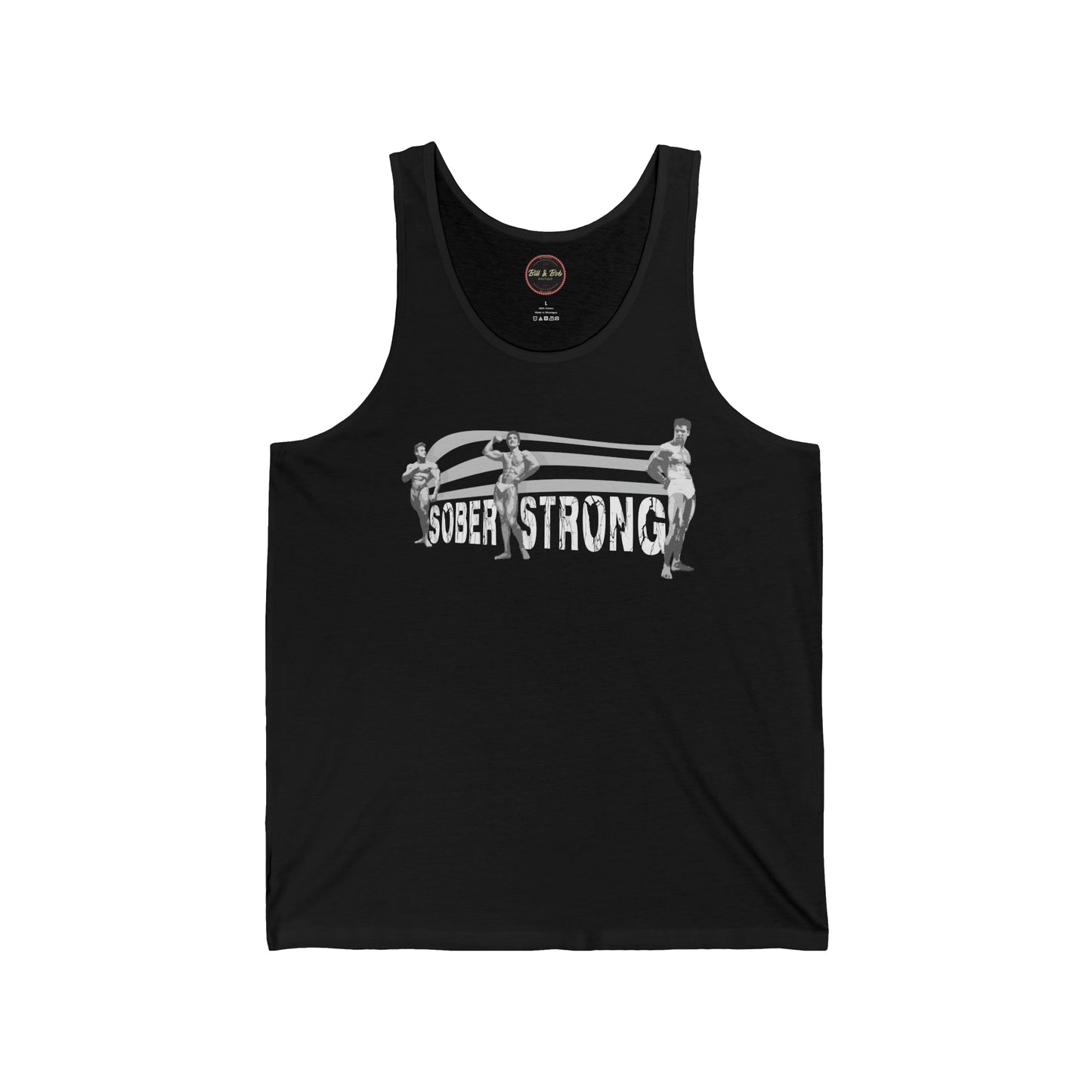 Sober Strong Unisex Jersey Tank
