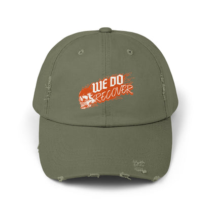 We Do Recover Unisex Distressed Cap