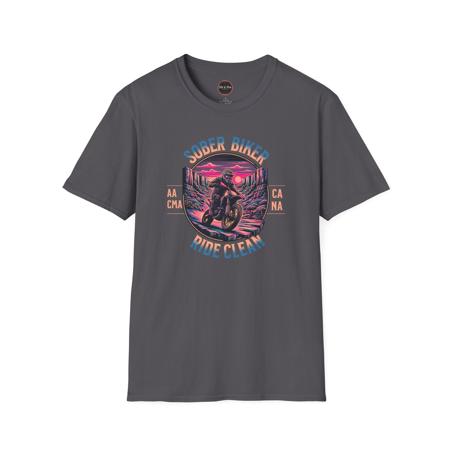 Sober Biker Unisex Softstyle T-Shirt