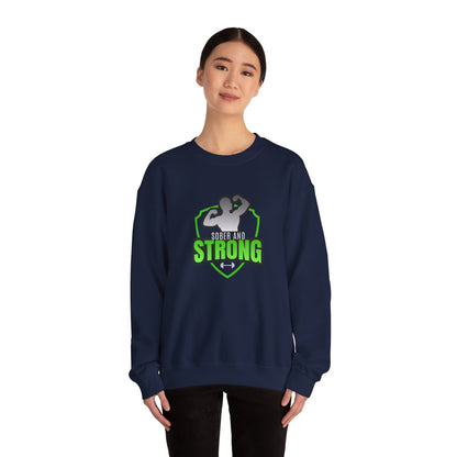 Sober and Strong Unisex Heavy Blend™ Crewneck Sweatshirt