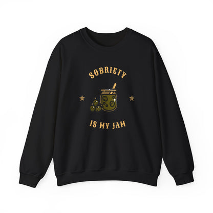 Sobriety is my Jam Unisex Heavy Blend™ Crewneck Sweatshirt