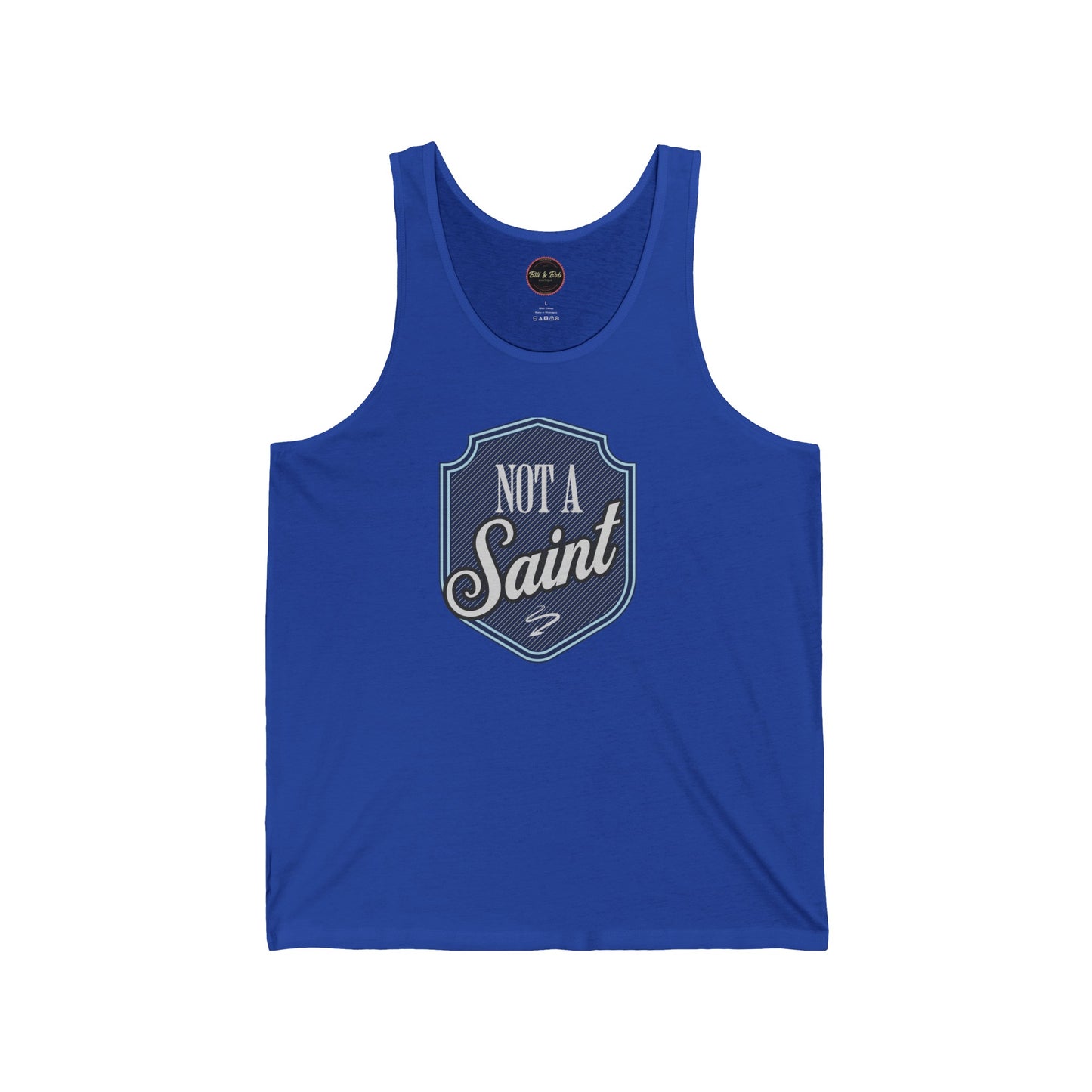 Not a Saint Unisex Jersey Tank