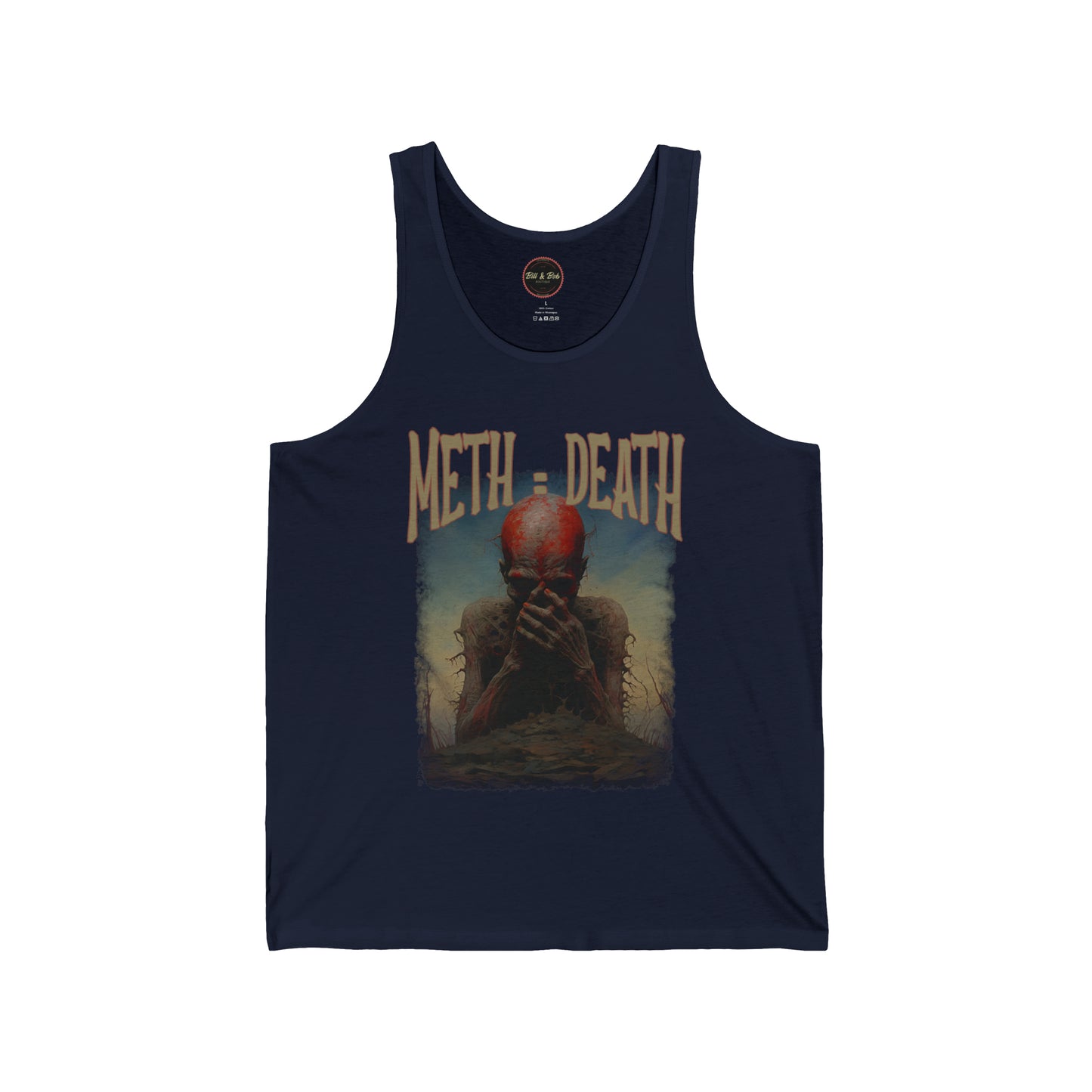 Meth = Death Unisex Jersey Tank