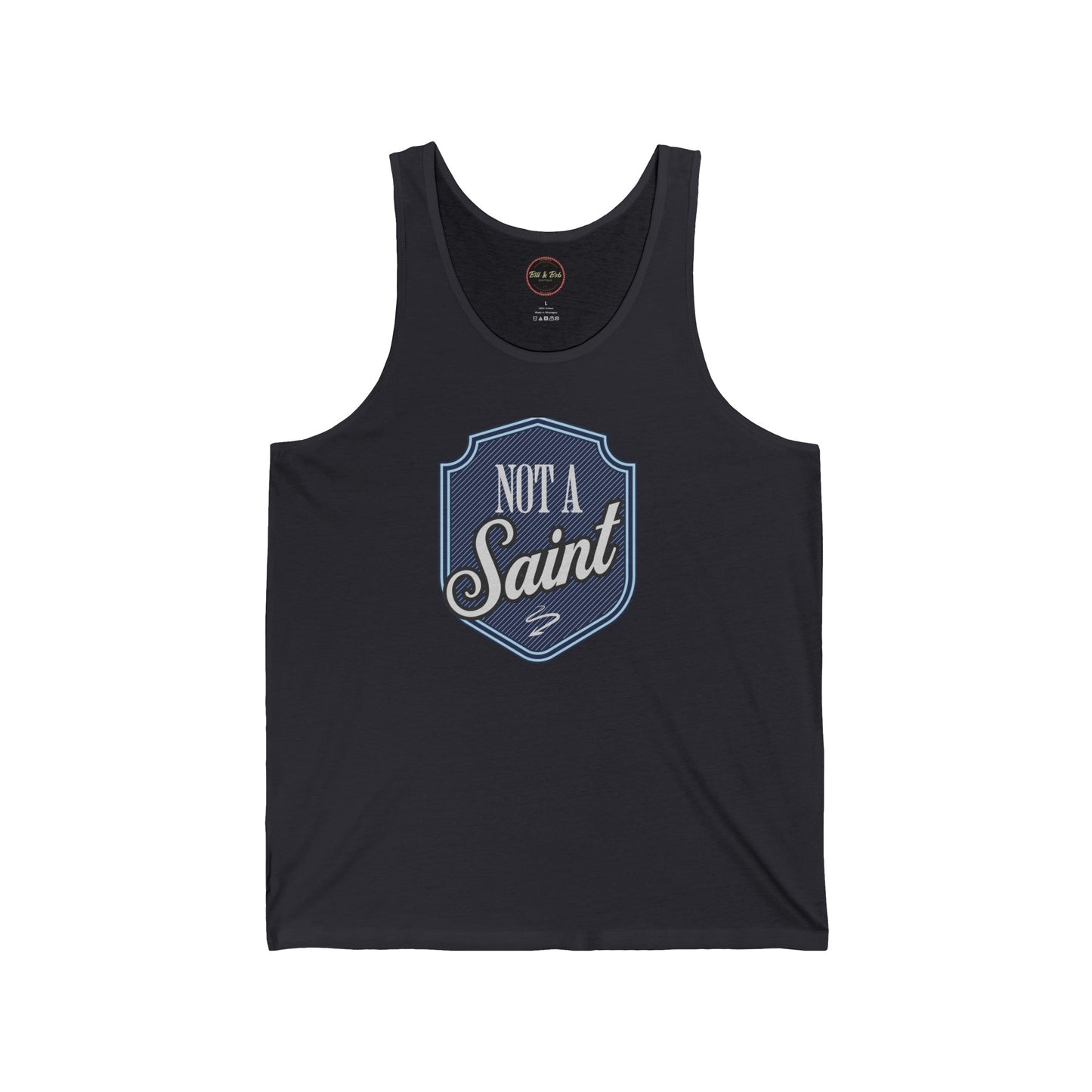 Not a Saint Unisex Jersey Tank