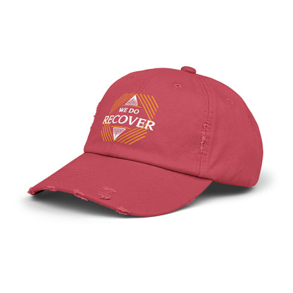 We Do Recover Unisex Distressed Cap