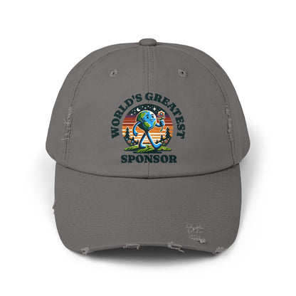 World's Greatest Sponsor Unisex Distressed Cap