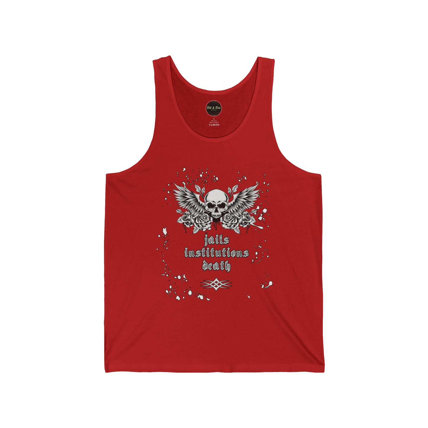 Jails Institutions and Death Unisex Jersey Tank