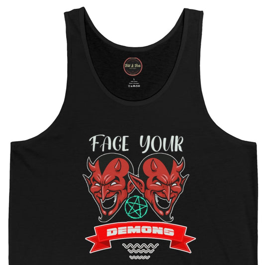 Face Your Demons Unisex Jersey Tank