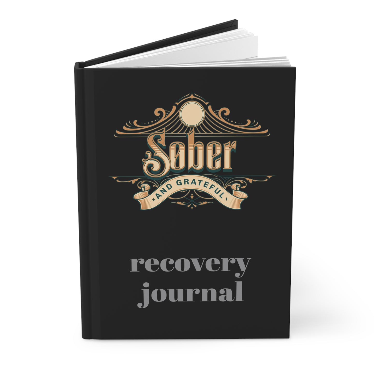 Sober and Grateful Hardcover Journal Matte