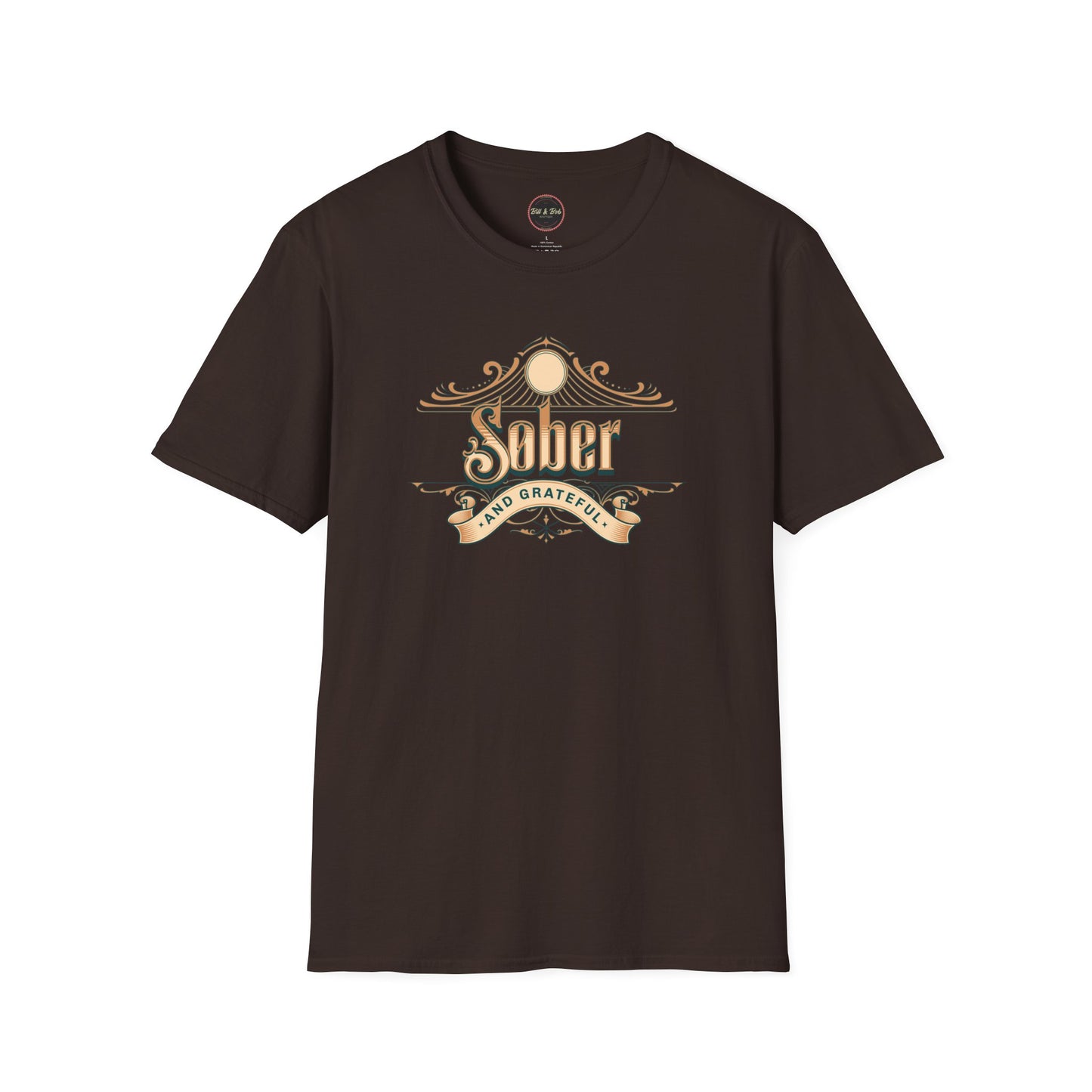 Sober and Grateful Unisex Softstyle T-Shirt