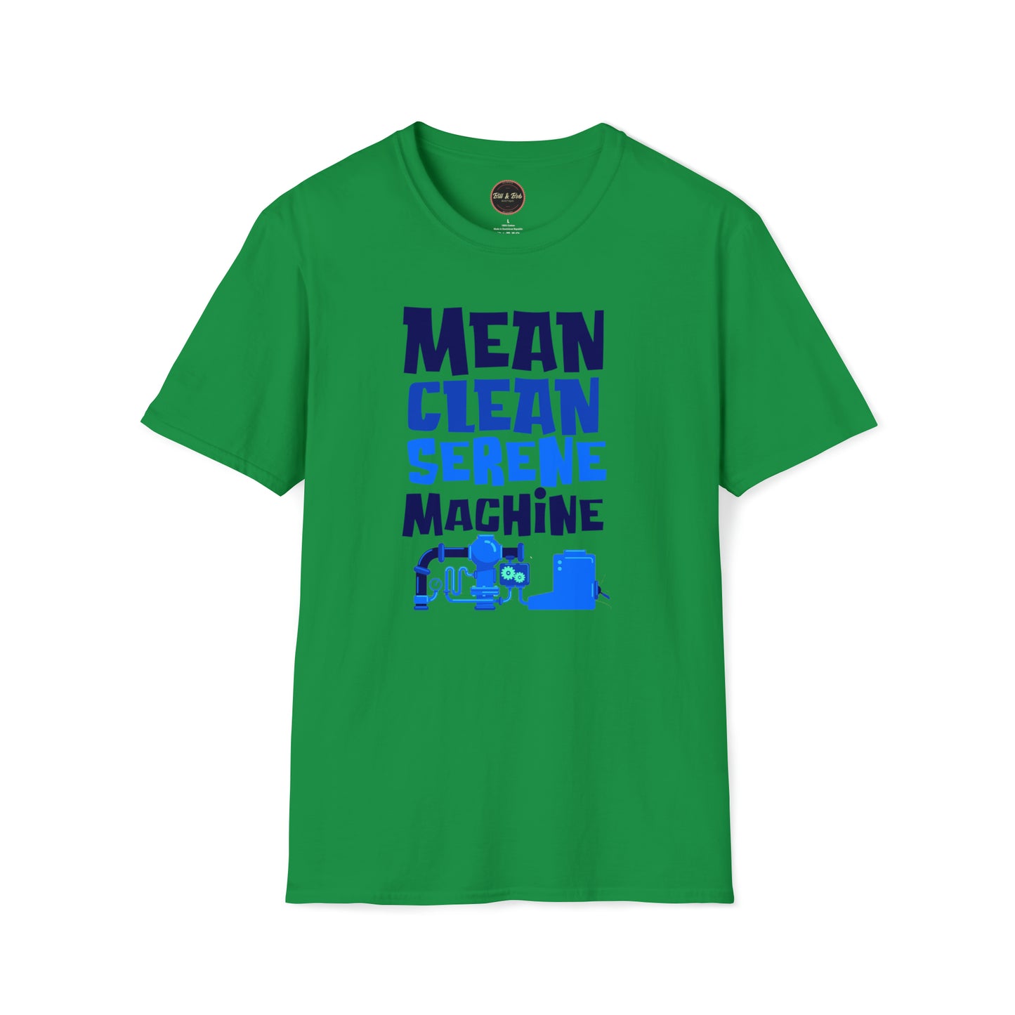 Mean Clean Serene Machine Unisex Softstyle T-Shirt