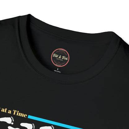 Footprints: 12 Steps Unisex Softstyle T-Shirt