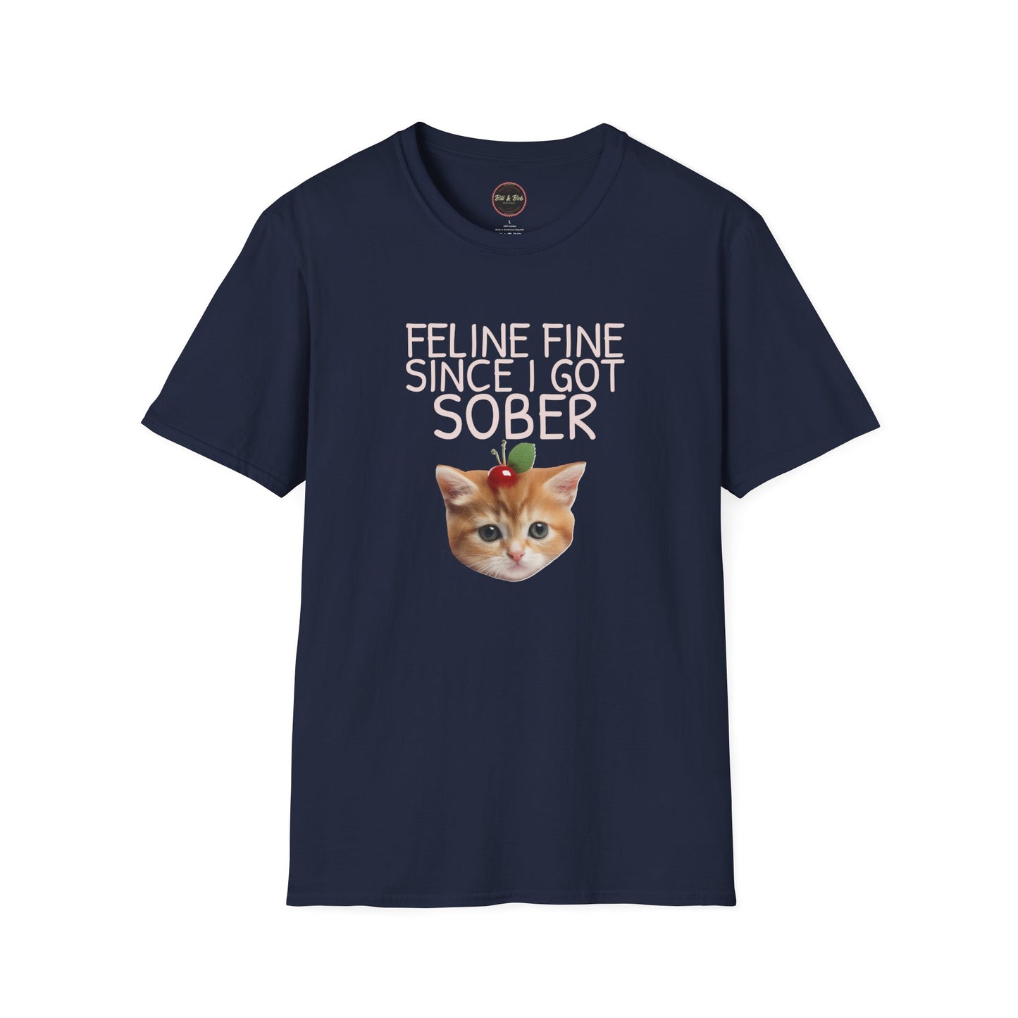Feline Fine Unisex Softstyle T-Shirt