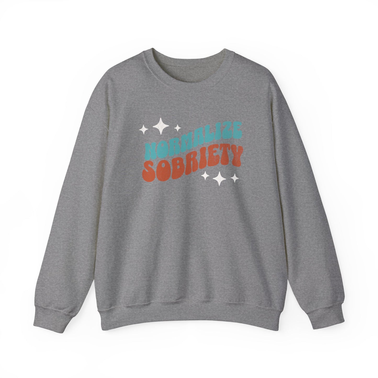 Normalize Sobriety Unisex Heavy Blend™ Crewneck Sweatshirt