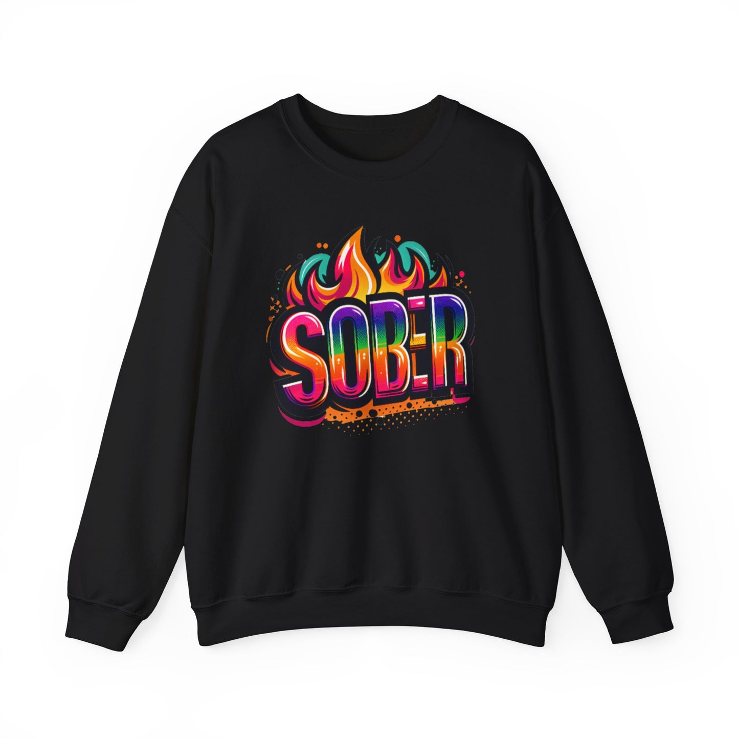 Sober Flames Unisex Heavy Blend™ Crewneck Sweatshirt