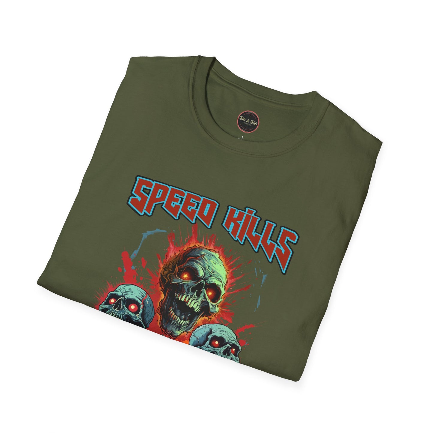 Speed Kills Unisex Softstyle T-Shirt