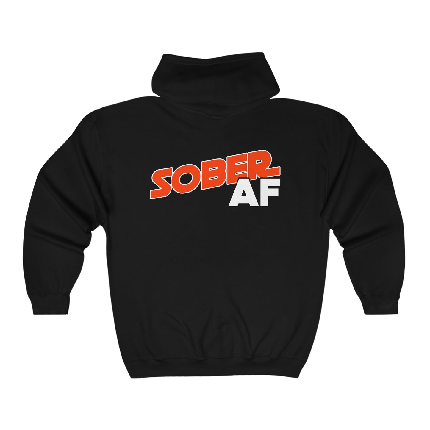 Sober AF Unisex Heavy Blend™ Full Zip Hooded Sweatshirt