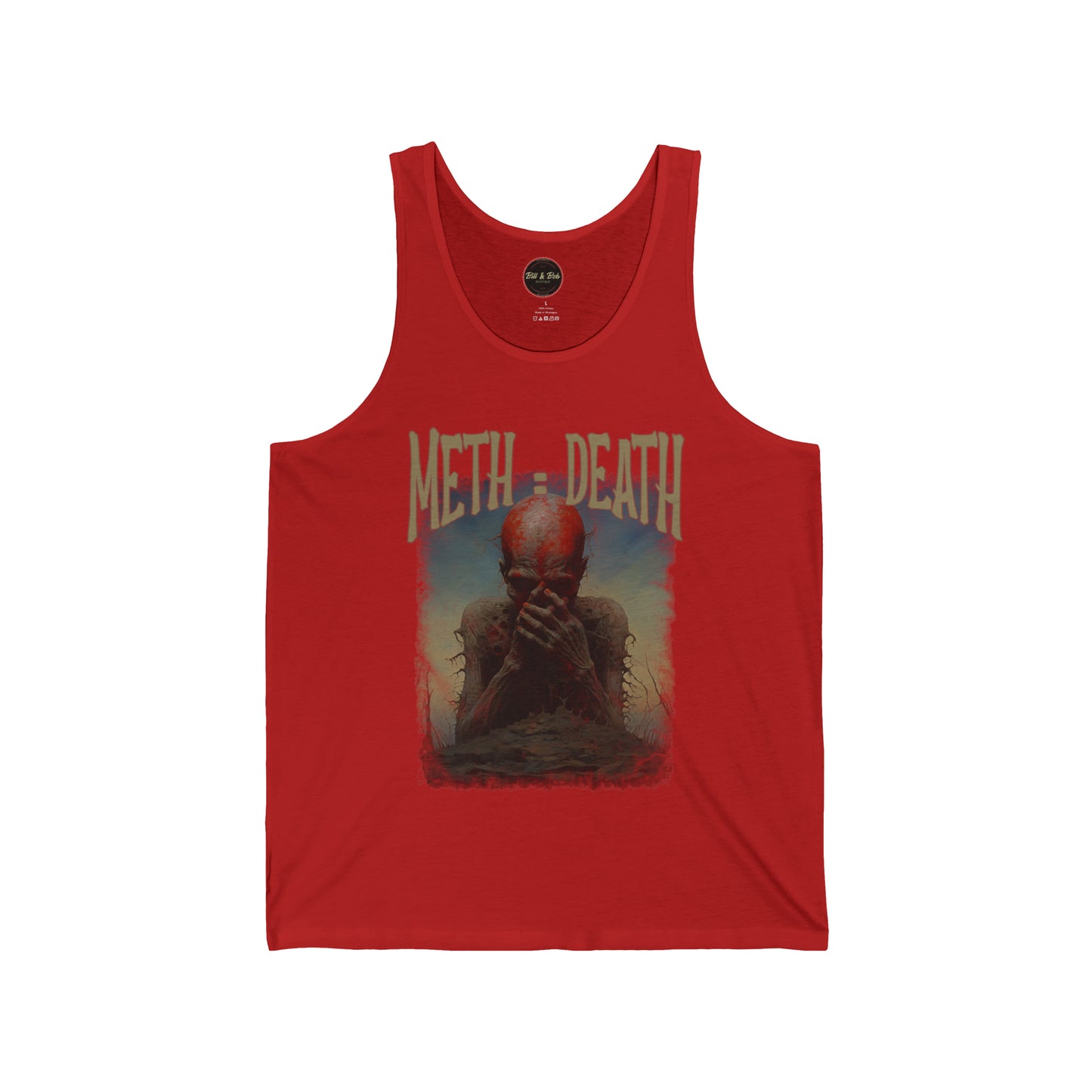 Meth = Death Unisex Jersey Tank