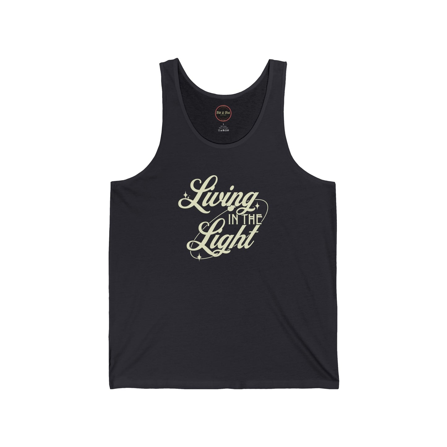 Living in the Light Unisex Jersey Tank