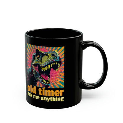 Old Timer Black Mug (11oz, 15oz)