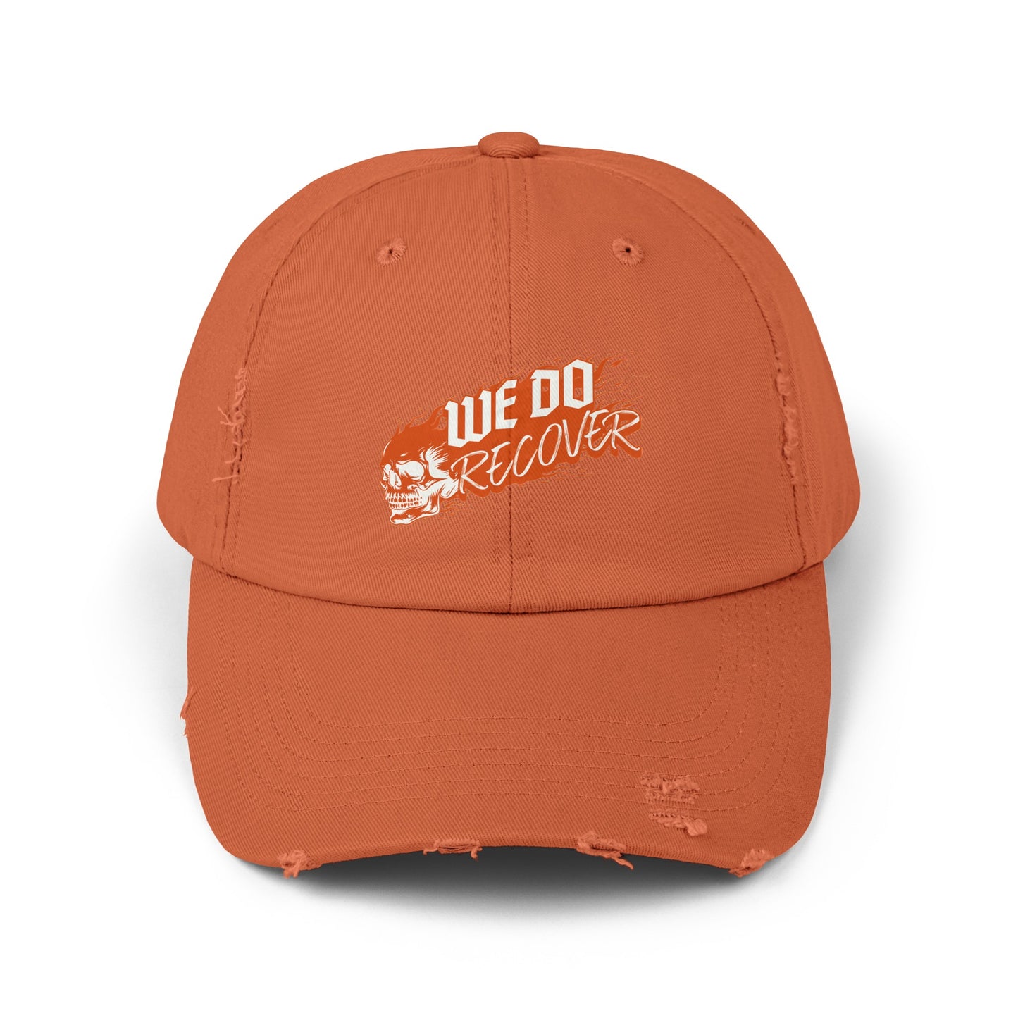 We Do Recover Unisex Distressed Cap