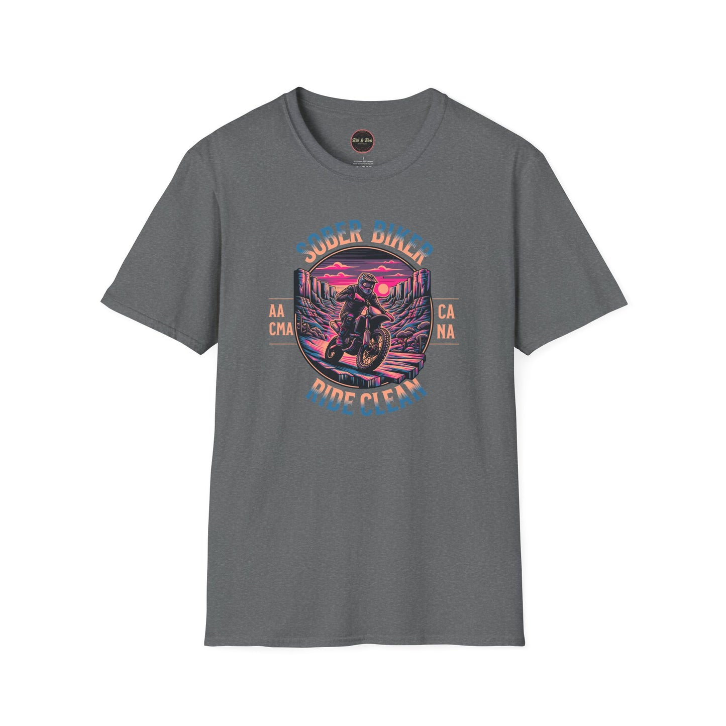 Sober Biker Unisex Softstyle T-Shirt