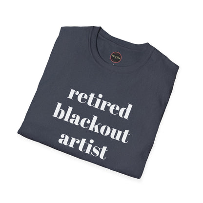 Retired Blackout Artist Unisex Softstyle T-Shirt