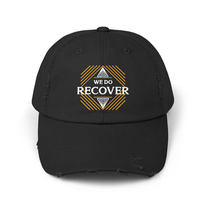 We Do Recover Unisex Distressed Cap