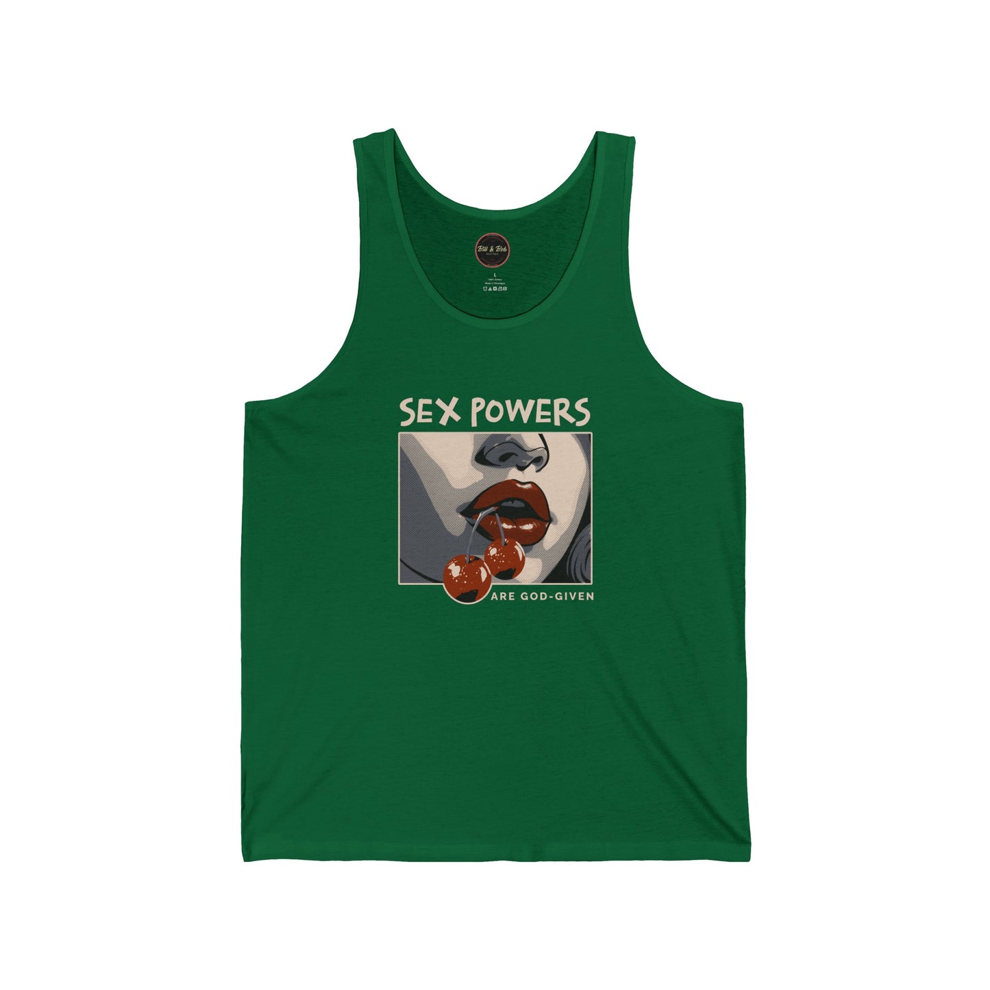 Sex Powers are God-Given Unisex Jersey Tank