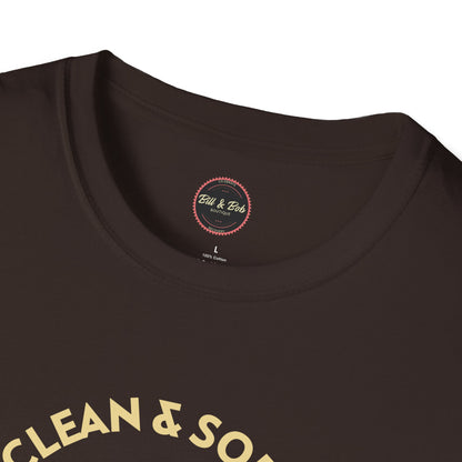 Clean and Sober by the Grace of God Unisex Softstyle T-Shirt