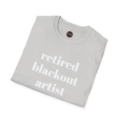 Retired Blackout Artist Unisex Softstyle T-Shirt