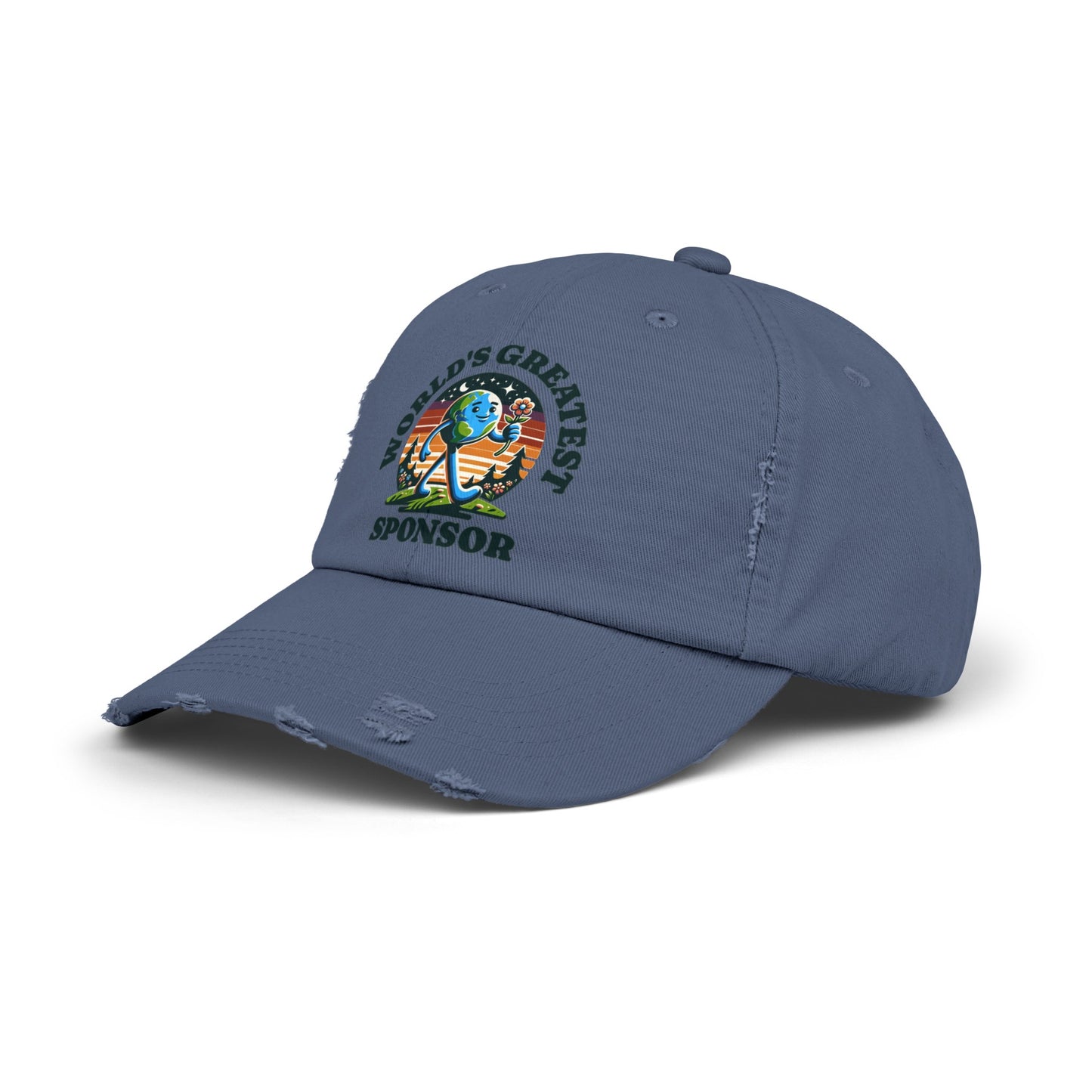 World's Greatest Sponsor Unisex Distressed Cap