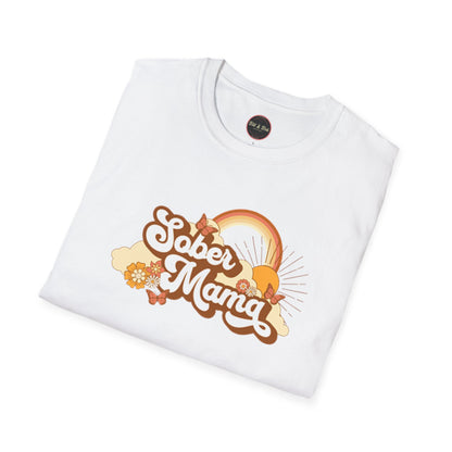 Sober Mama Unisex Softstyle T-Shirt