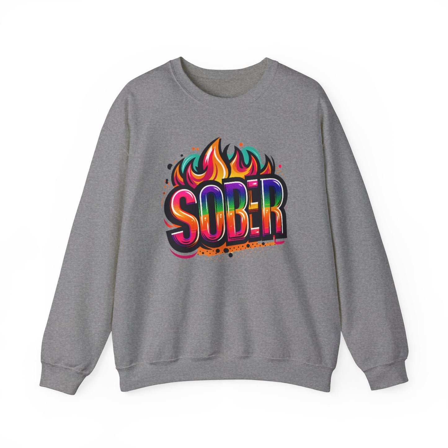 Sober Flames Unisex Heavy Blend™ Crewneck Sweatshirt