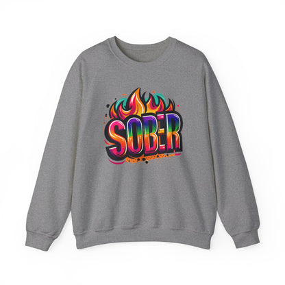 Sober Flames Unisex Heavy Blend™ Crewneck Sweatshirt