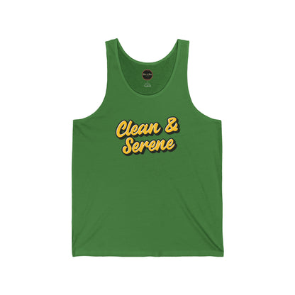 Clean and Serene Unisex Jersey Tank